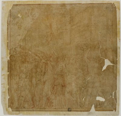 Study for the Triumphs of Julius Caesar: Canvas No. I by Andrea Mantegna