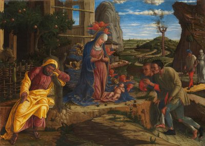 The Adoration of the Shepherds by Andrea Mantegna