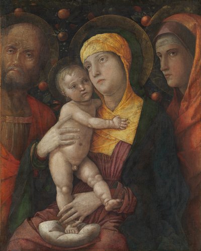The Holy Family with Saint Mary Magdalen by Andrea Mantegna