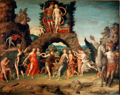 The Parnassus (Apollo and the Nine Muses) by Andrea Mantegna