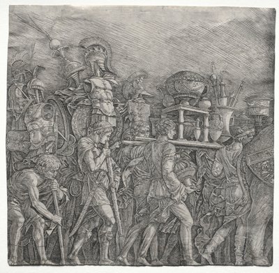 The Triumphs of Caesar: The Corselet Bearers, c. 1495 by Andrea Mantegna