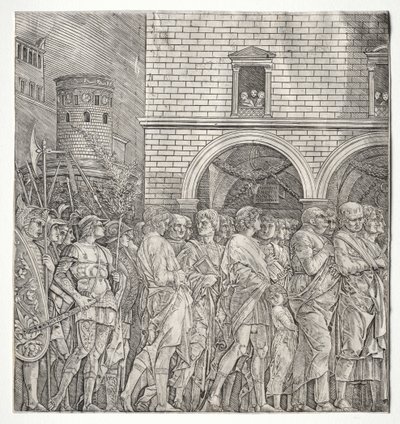 The Triumphs of Caesar: The Senators by Andrea Mantegna