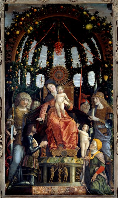 Virgin of Victory by Andrea Mantegna