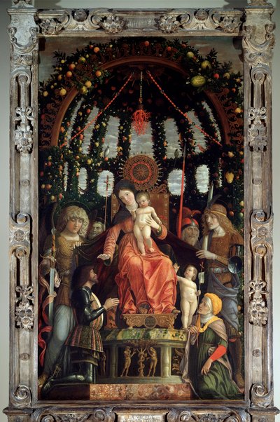 Virgin of Victory by Andrea Mantegna