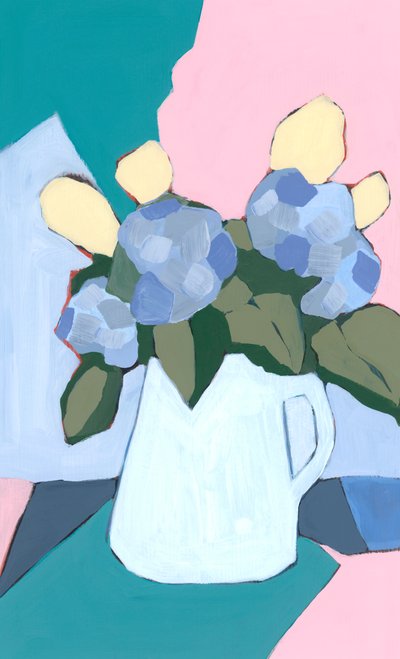 Hydrangeas for mom, 2024 by Andrea Mejia