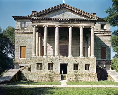View of the principal facade, built in 1559-60 by Andrea Palladio