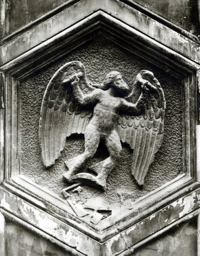 Daedalus, decorative relief from the Campanile, Florence, c.1348-50 by Andrea Pisano