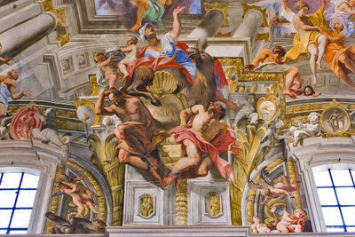 Asia (detail of the allegories of the continents) by Andrea Pozzo