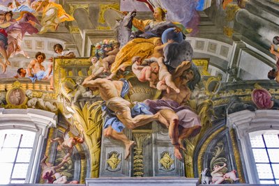 Europe (detail) by Andrea Pozzo