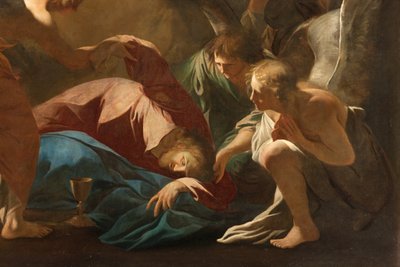 Milan, Church of San Francesco da Paola, Andrea Pozzo, The Angels support Jesus in the Garden of Gethsemane by Andrea Pozzo