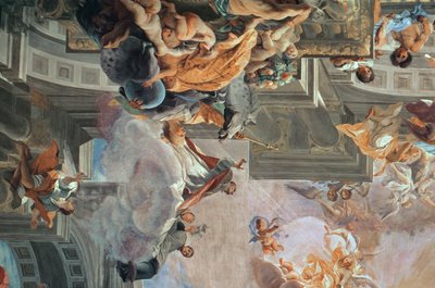 The Entry of St. Ignatius into Paradise (detail) by Andrea Pozzo