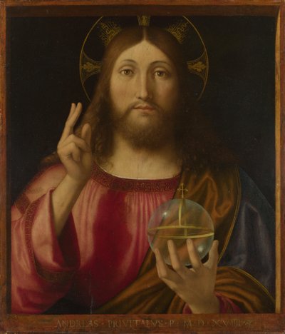 Salvator Mundi or Saviour of the World by Andrea Previtali