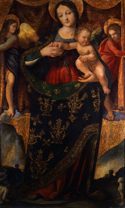 Our Lady of Grace, detail by Andrea Sabatini