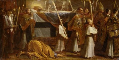 Funeral Procession of a Bishop by Andrea Sacchi