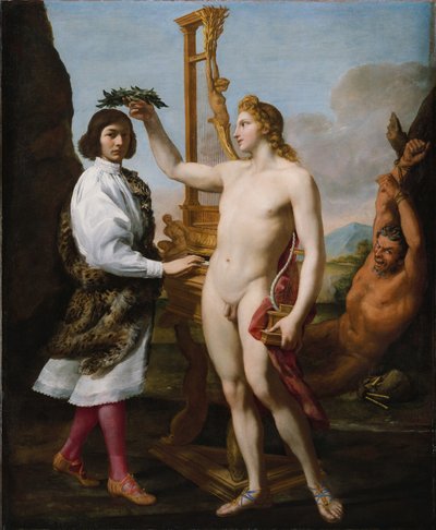 Marcantonio Pasqualini Crowned by Apollo by Andrea Sacchi