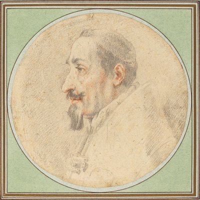 Pope Alexander VII Drawing by Andrea Sacchi