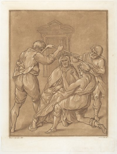 Christ Crowned with Thorns by Andrea Scacciati after Bartolomeo Cesi