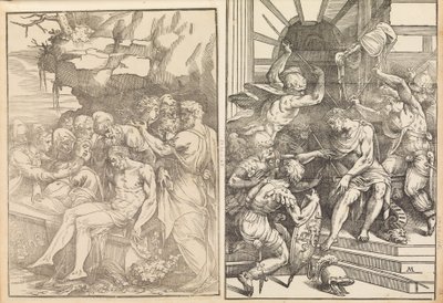 Lamentation Over the Dead Christ, Christ is Attacked by Soldiers, ca. 1556-57 by Andrea Schiavone