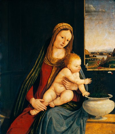 Madonna and Child or Madonna of the Carnations by Andrea Solario