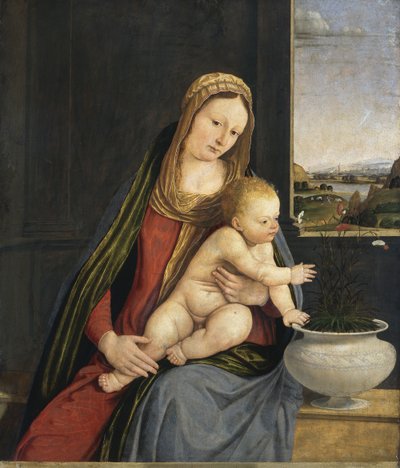 Madonna of the Carnations by Andrea Solario