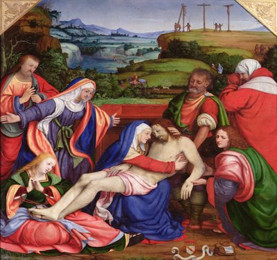 The Lamentation of Christ by Andrea Solario