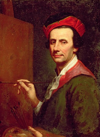 Artist at an Easel by Andrea Soldi