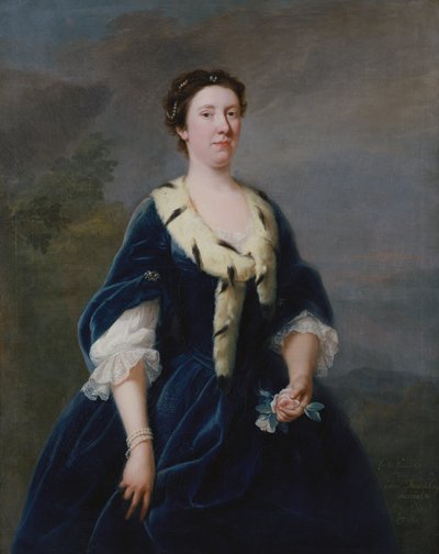 Portrait of Lady Oxenden by Andrea Soldi