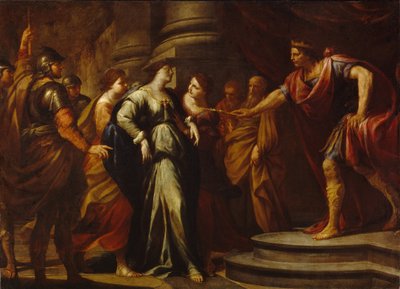 Esther before Ahasuerus by Andrea Vaccaro