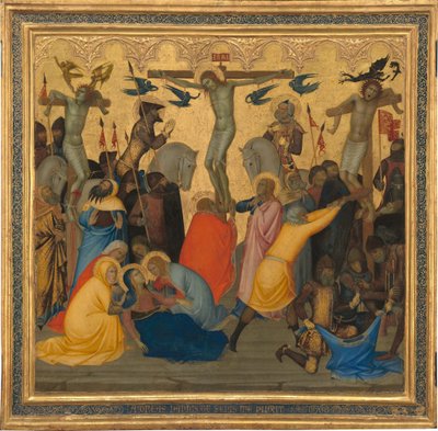 Scenes from the Passion of Christ: The Crucifixion (detail) by Andrea Vanni