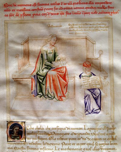 Allegory of Arithmetic in 