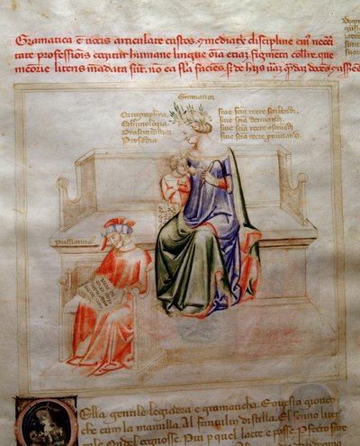 Allegory of Grammar by Andrea de Bartoli