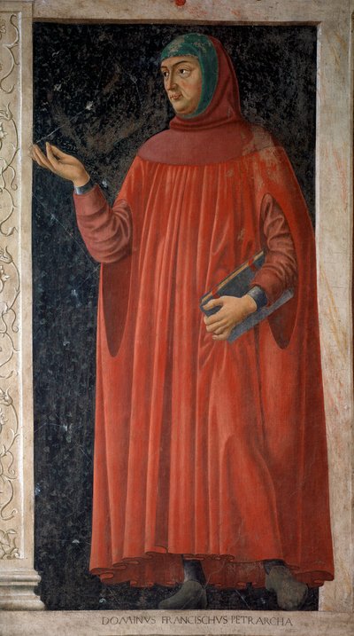 Portrait of Francesco Petrarca by Andrea del Castagno