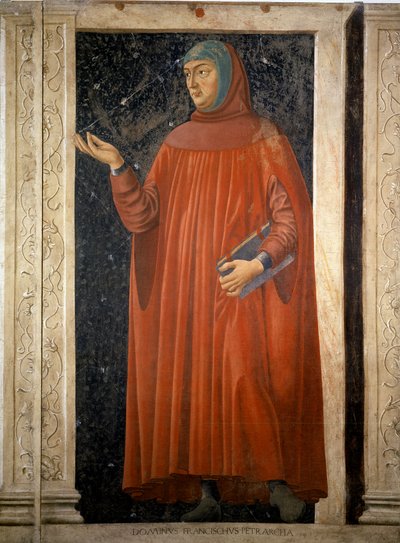Portrait of Francesco Petrarca by Andrea del Castagno
