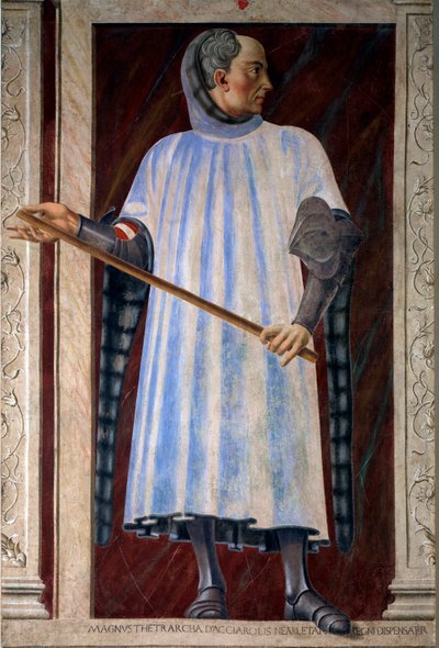 Portrait of Niccolo Acciaiuoli, Grand Seneschal of Naples by Andrea del Castagno