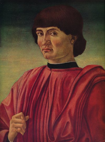 Portrait of a Man, c. 1450 by Andrea del Castagno