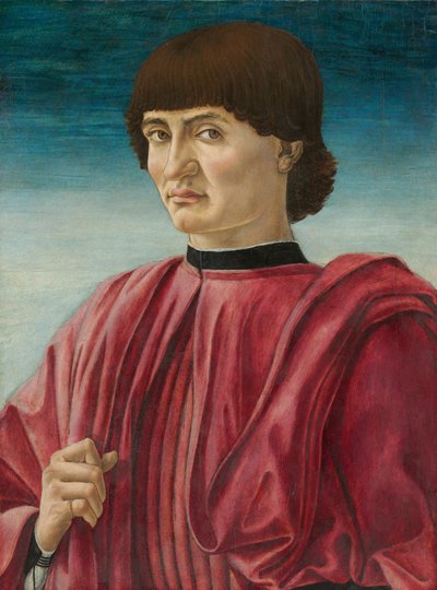 Portrait of a Man, c. 1450 by Andrea del Castagno