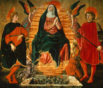 The Assumption of the Virgin and the Saints Julian and Miniato by Andrea del Castagno