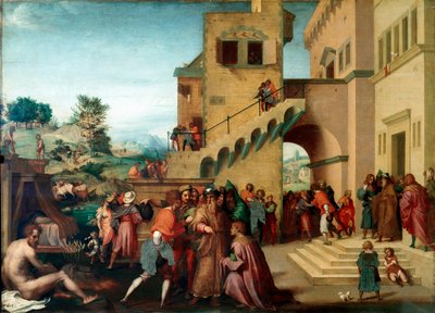 History of Joseph, son of Jacob: Joseph interpreting the dreams of Pharaoh by Andrea del Sarto