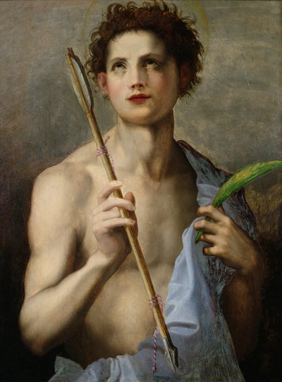 St. Sebastian Holding Two Arrows and the Martyr