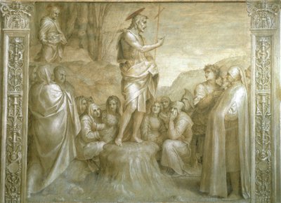 Stories of St John by Andrea del Sarto, Cloister of Scalzo, Florence (detail) by Andrea del Sarto