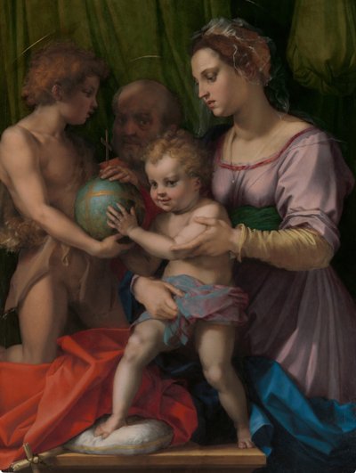 The Holy Family with the Young Saint John the Baptist by Andrea del Sarto