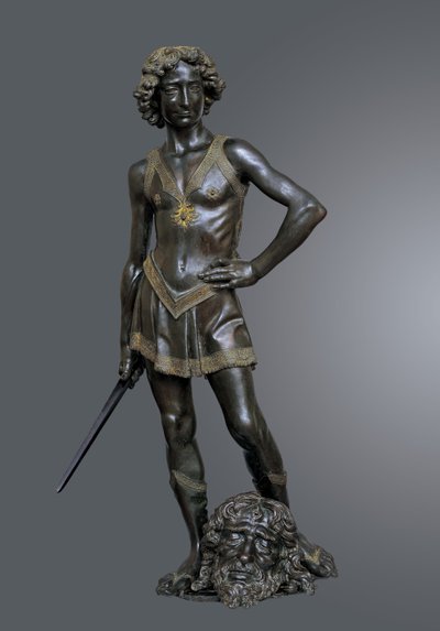 David Victorious over Goliath, ca 1470 by Andrea del Verrocchio