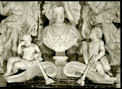 Funerary monument of Cardinal Forteguerri (detail) by Andrea del Verrocchio
