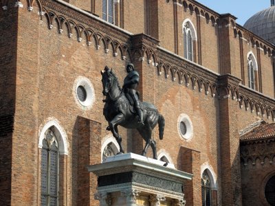 Equestrian statue of the Condottiere Colleoni by Andrea del Verrocchio by Andrea del Verrocchio
