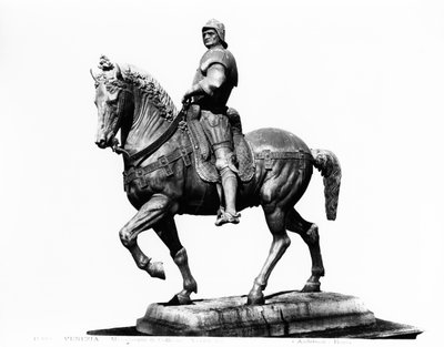 Equestrian statue of the condottiere Bartolomeo Colleoni by Andrea del Verrocchio