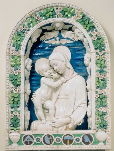 Madonna of the Architects by Andrea Della Robbia