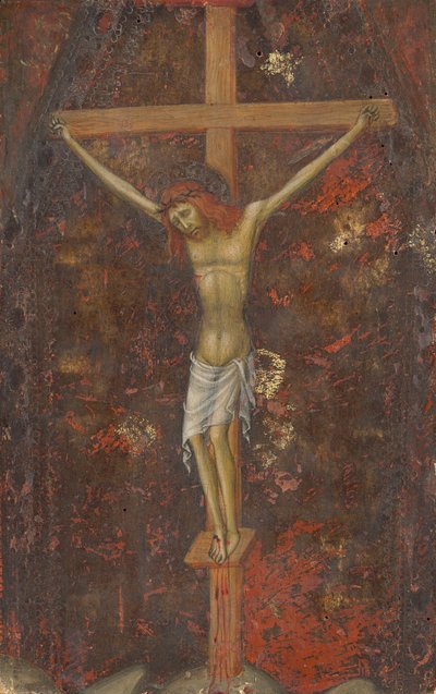 Christ on the Cross [reverse] by Andrea di Bartolo