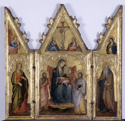 Triptych with Madonna and Child by Andrea di Bartolo