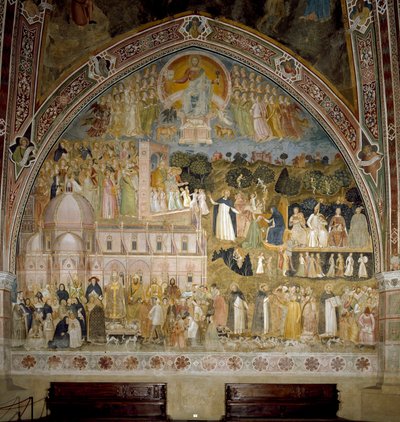 Triumph of the Catholic Church and the Dominican order. Chapel of the Spagniards by Andrea di Bonaiuto (fl.1343 77)