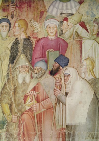 The Church Militant and Triumphant, in the Spanish Chapel, detail of the right hand side, c.1369 by Andrea di Bonaiuto